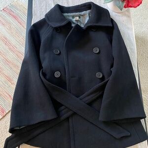 Vintage Women’s J. Crew Black Wool Coat Size 2